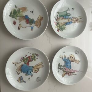 Peter Rabbit Decorative Plates Set 6inches